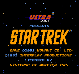 Star Trek - 25th Anniversary (USA) Title Screen
